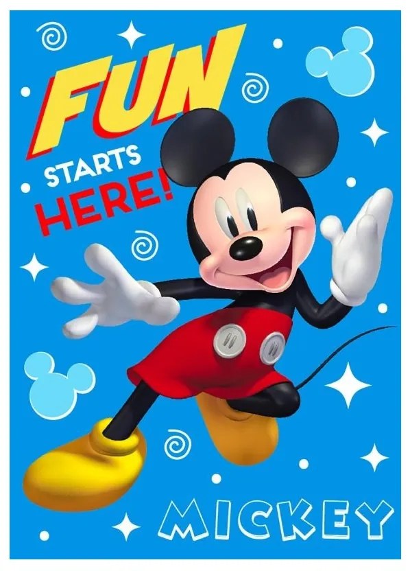 Deka fleecová Mickey Fun 100x140 cm