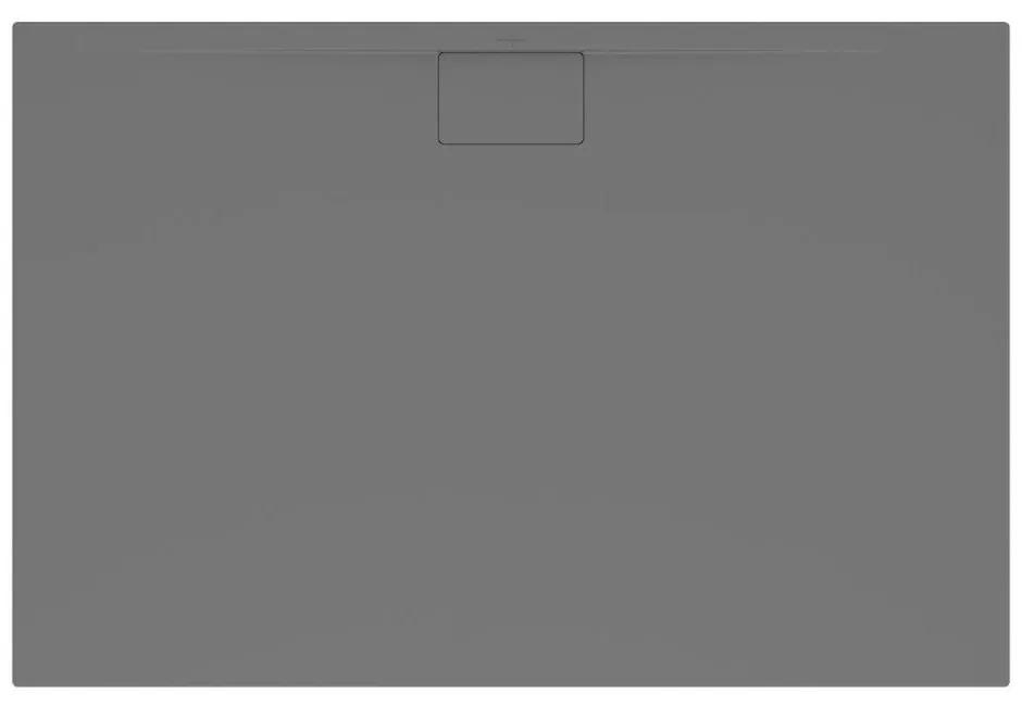 VILLEROY &amp; BOCH Architectura MetalRim obdĺžniková sprchová vanička akrylátová, štandardný model, protišmyk (B), 1400 x 900 x 15 mm, Anthracite, UDA1490ARA215V-1S