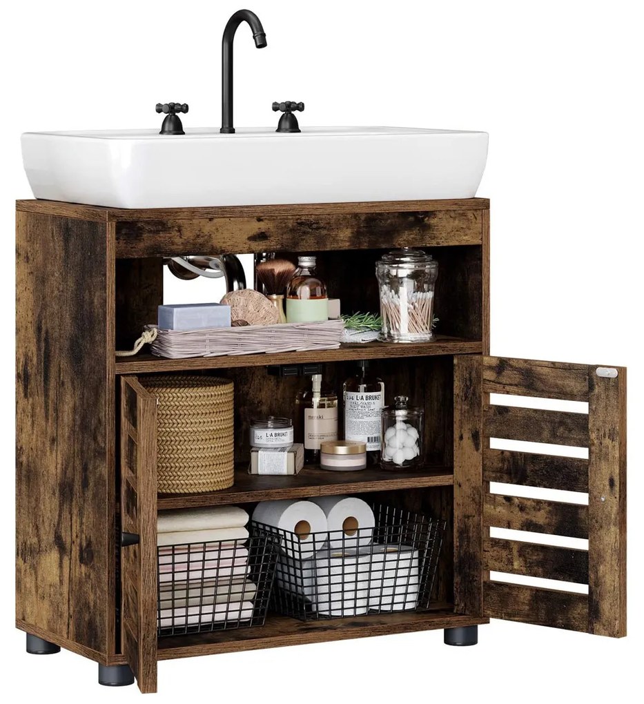 VASAGLE Kúpeľňová skrinka pod umývadlo BBK04BXV1