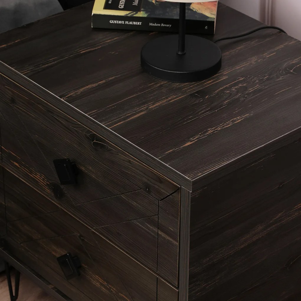 Nočný stolík Luna Dark Brown