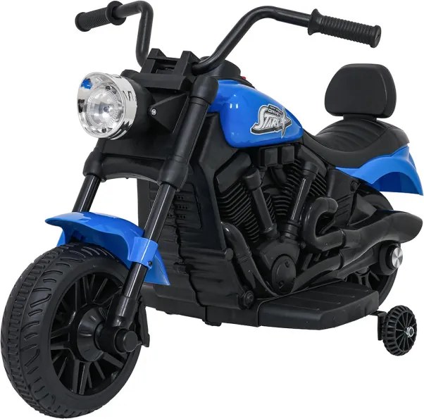 Elektrická motorka STAR modrá