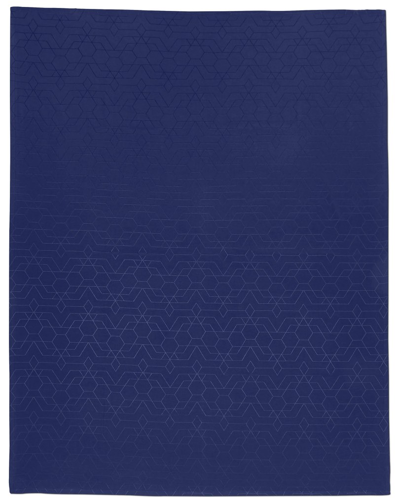 Žakárový obrus, nadmerná veľkosť, modrý