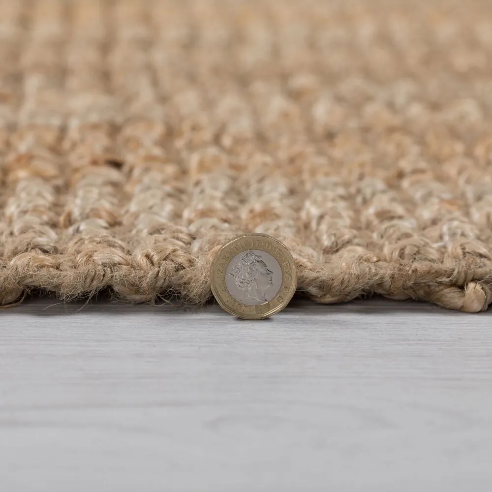 Flair Rugs koberce Behúň Sarita Jute Boucle Natural - 60x230 cm