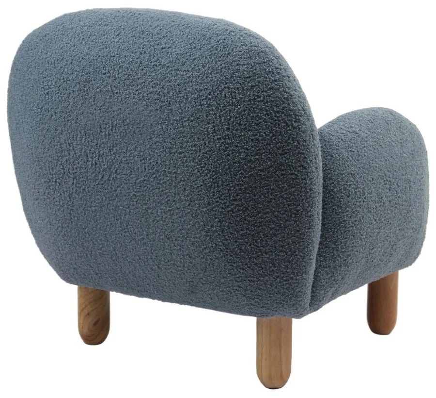 Modré detské kresielko z textílie buklé Rocky – Vipack