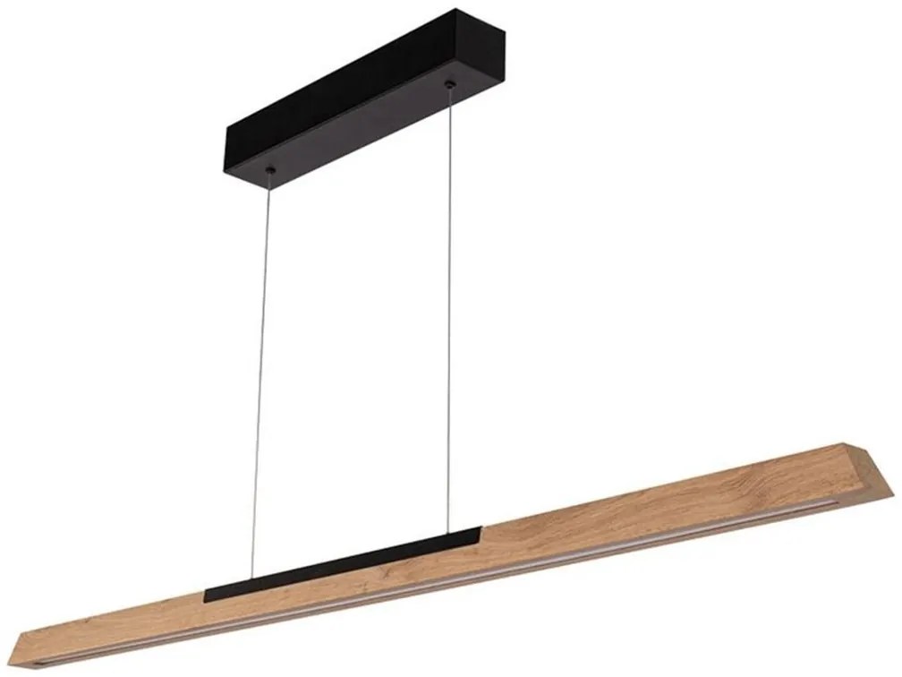 Spot-Light 1017401600000-LED Stmievateľný luster na lane JONAS LED/16,5W/230V dub