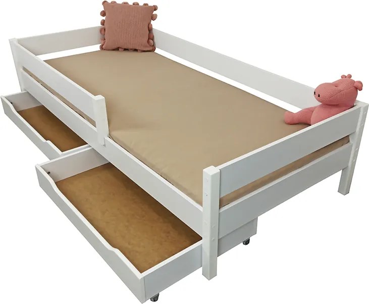 LU MIX 180x90 Biela detská posteľ