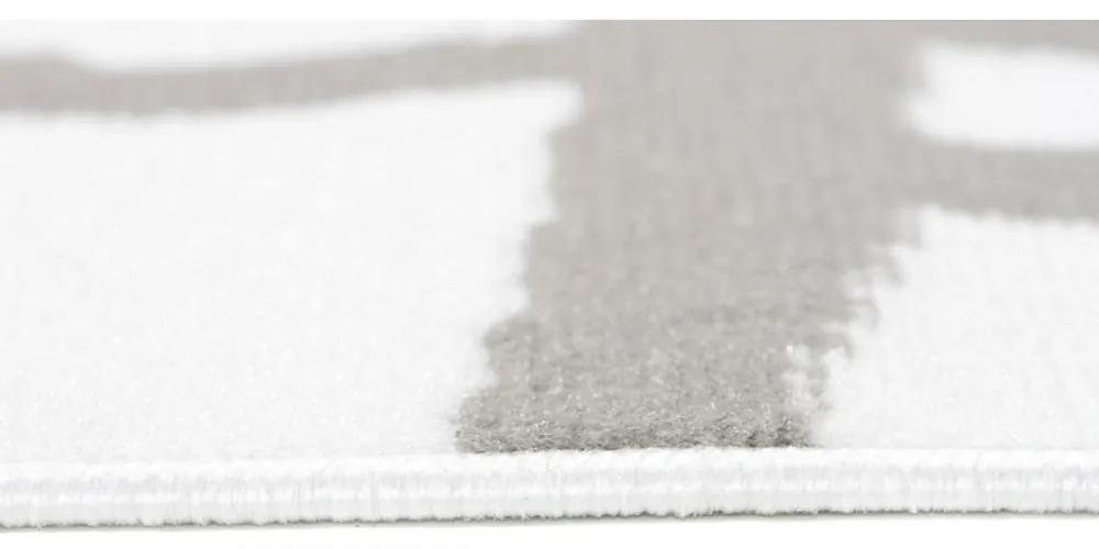 Kusový koberec PP Kiara biely 130x190cm