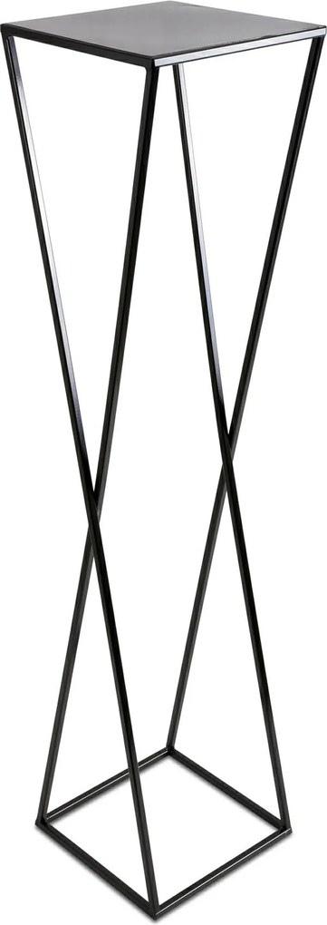 STOJAN NA KVETINÁČ LOFT5 100X24X24 CM ČIERNA