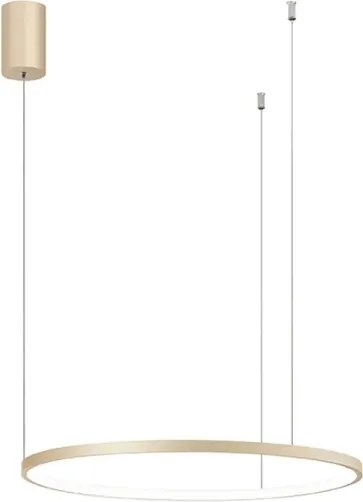 Ondaluce - LED stmievateľný luster na lane SOEL LED/28W/230V priemer 60 cm zlatý