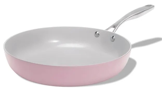 Elmich Nepriľnavá keramická panvica Vital Ø 24 cm - ružová