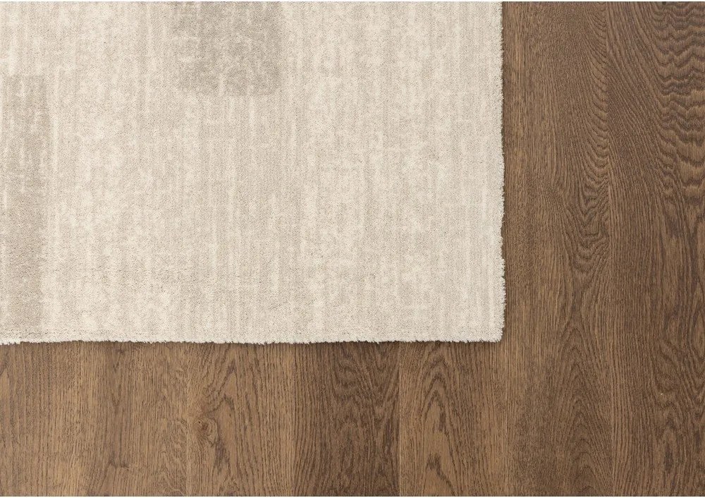 Béžový vlnený koberec 160x240 cm Agnus Brush Lines – Agnella