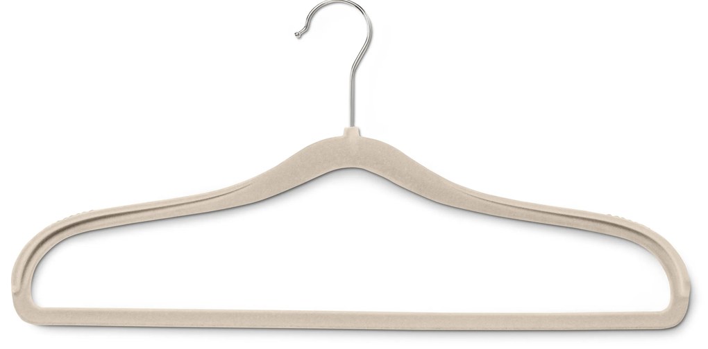 Vešiaky na šaty s výstužou v oblasti ramien, 4 ks