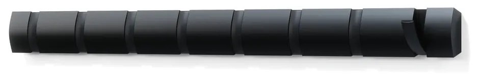 Čierny nástenný vešiak z jaseňového dreva Flip - Umbra
