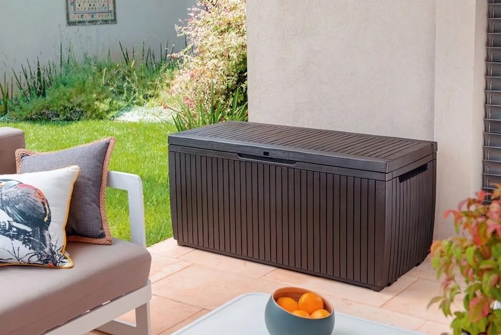 KETER SPRINGWOOD 305L Záhradný úložný box 123 x 53,5 x 57 cm, hnedá 17202378