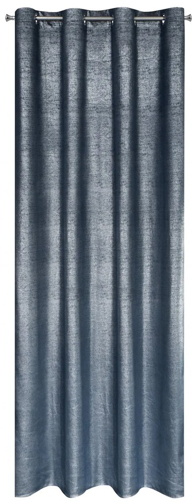 ZATEMŇOVACÍ ZÁVES NA KRÚŽKOCH AMBI 140X250 CM NÁMORNÍCKA MODRÁ