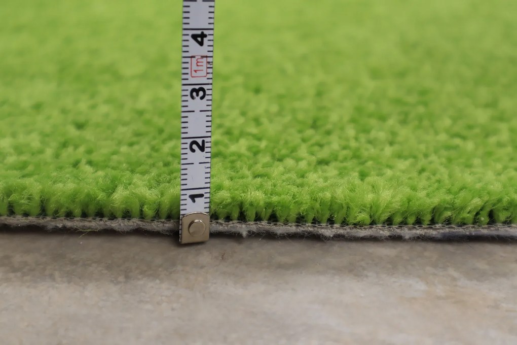 Vopi, Metrážny koberec Eton zelený 41 - neúčtujeme odrezky z rolky, na mieru, šíře 1,33m,1m,2m,3m,4m,na mieru, neúčtujeme odrezky, zelená, filc, detská izba