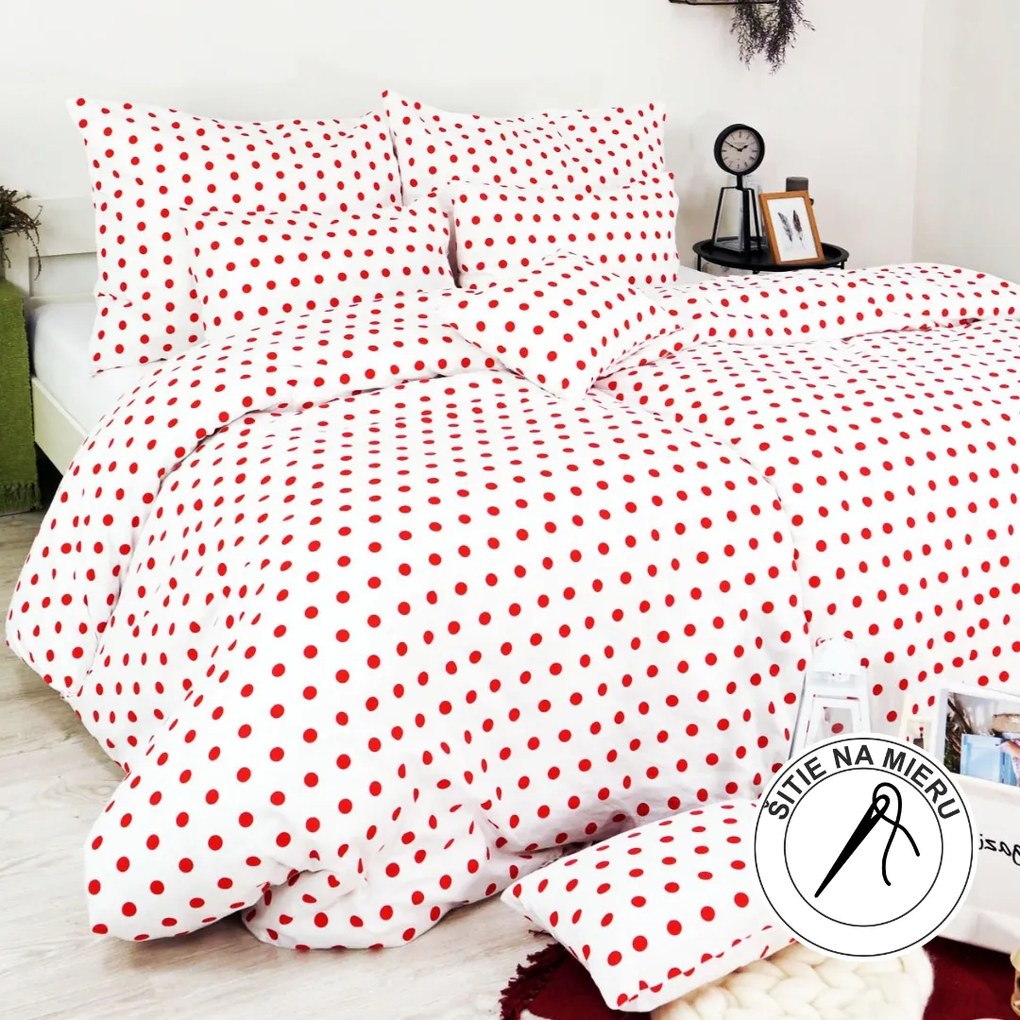 Obliečky Rím červené EMI: Francúzsky set1 200x220 + 2x (70x90)