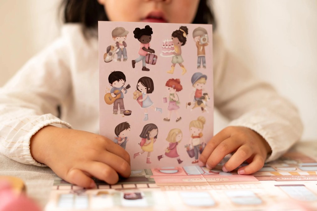 Knižka so samolepkami Nakupovanie Rosa