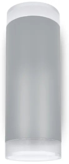 Brilagi - Vonkajšie nástenné svietidlo MATERA 2xGU10/30W/230V šedá IP54