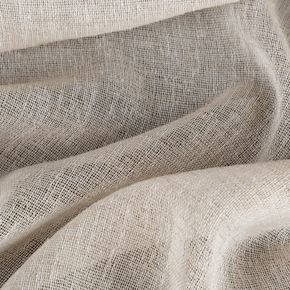 ZÁVES NA KRÚŽKOCH ANGELICA 140X250 CM BÉŽOVÁ