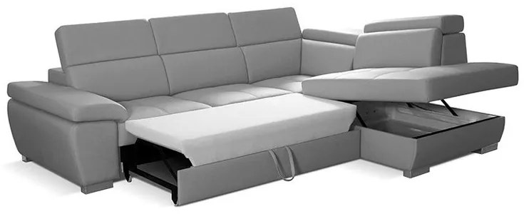 Rohová sedacia súprava Rosso 2 Rosso 2: Sedacia súprava s úlož. priestorom a plochou na spanie - 3FB+R+OS