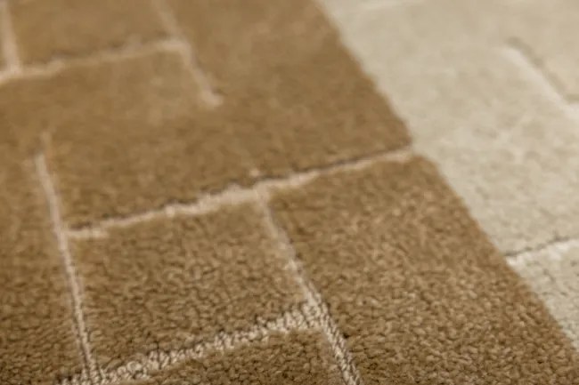 Sada kúpeľňových koberčekov TERAMO béžová / hnedá