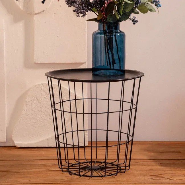 Príručný stolík SCANDI čierny 868691