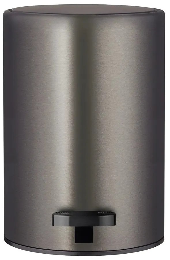 Tmavosivý pedálový oceľový odpadkový kôš 3 l Modo – Blomus