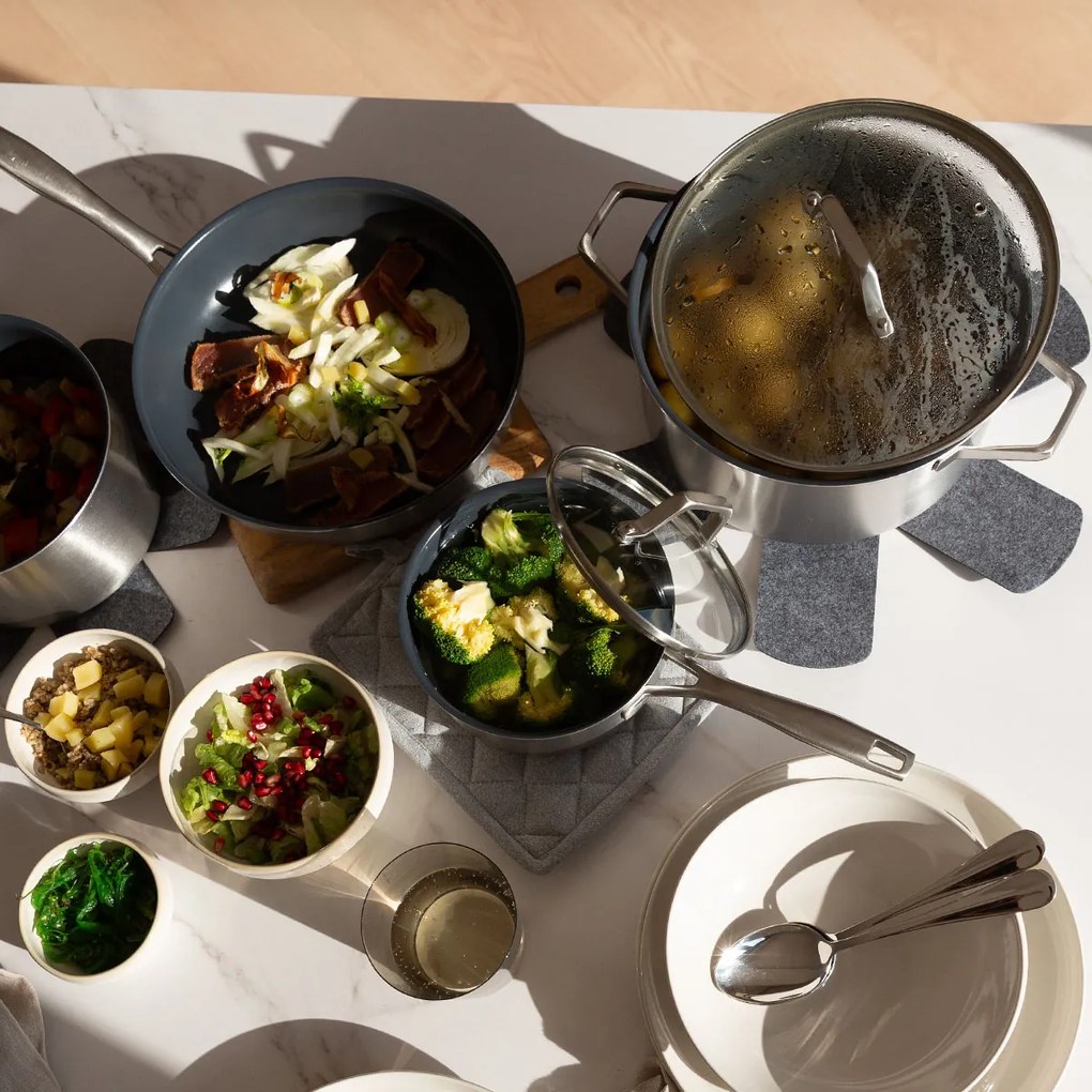 Štartovací set hrncov a panvíc 10 ks - Sirius Terra Multi-layer Lunasol - 601214