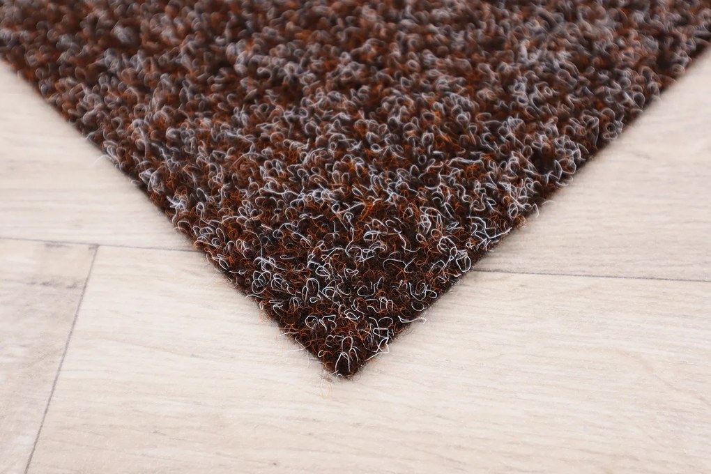 Vebe Metrážny koberec Santana čokoládová s podkladom gél, záťažový - Bez obšitia cm