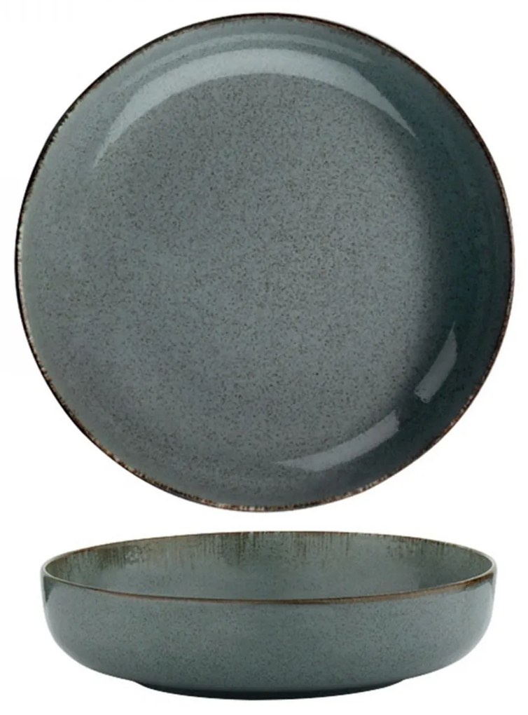 Porcelánová sada 24 ks talířů BlueBlue šedá/modrá