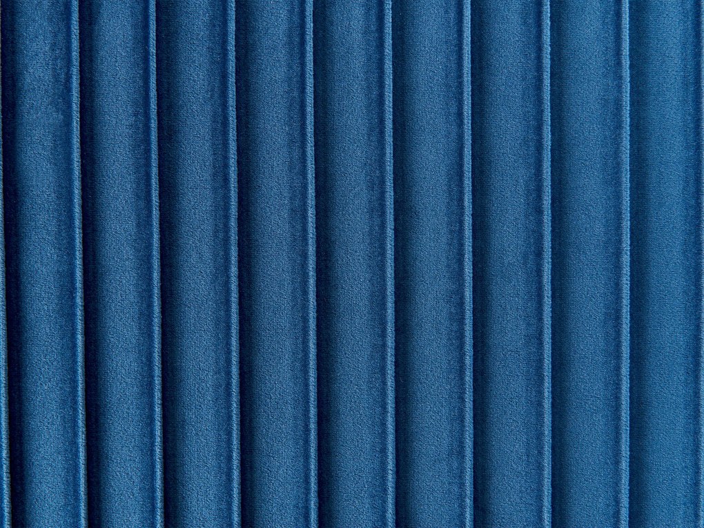 Zamatová lavica modrá PATERSON Beliani