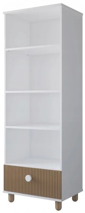 Regál LOFT, biely