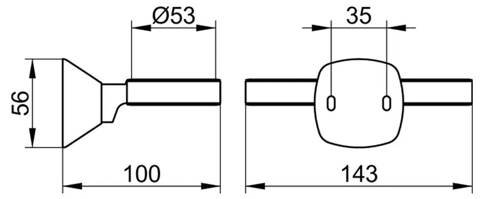 Keuco City.2 - Dvojitý držiak, chróm 02751010000