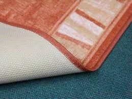 Associated Weavers, Protišmykový behúň na mieru Linea 80, šíre 100 cm, oranžová, chodba / predsieň