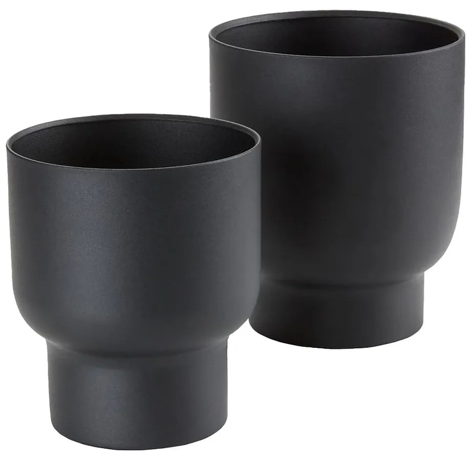Kovové obaly na kvetináče v súprave 2 ks ø 16 cm Fulda – House Nordic