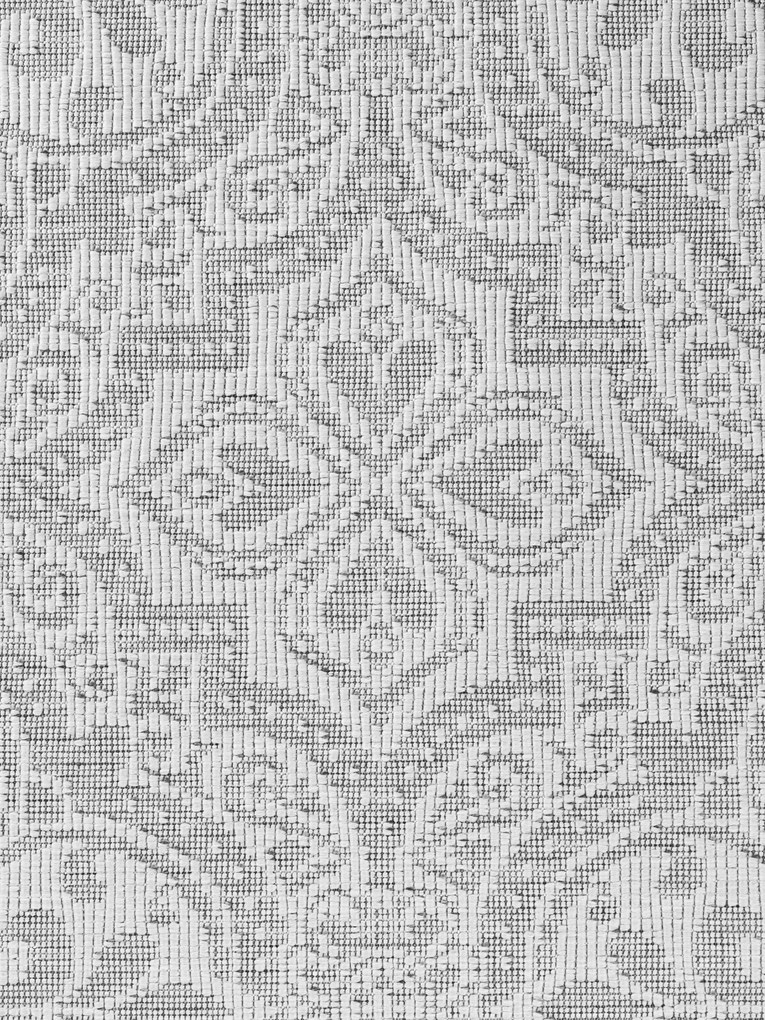 NORTHRUGS, Kusový koberec Duet 106251 Rosel White/Gray - na von aj na doma, 160x230, šedá, chodba / predsieň