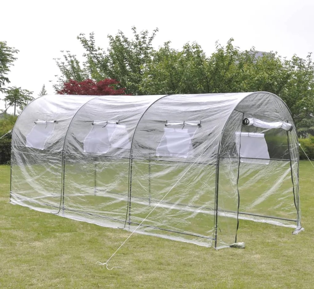 vidaXL Záhradný skleník/veľký prenosný fóliovník