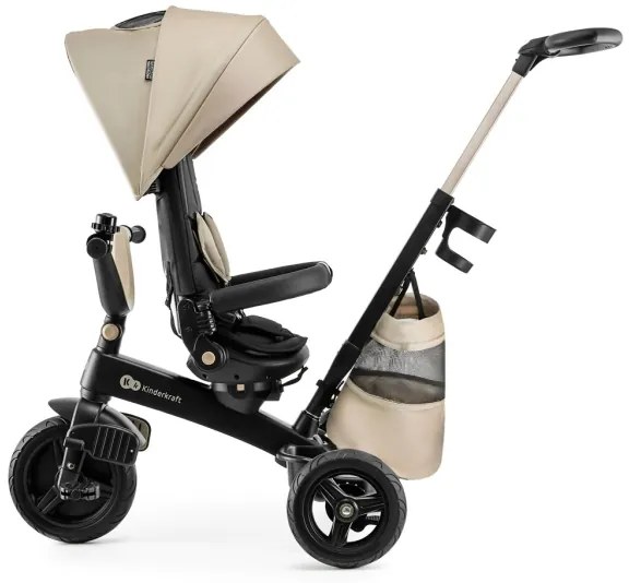 KINDERKRAFT - Detská trojkolka 5v1 EASYTWIST béžová