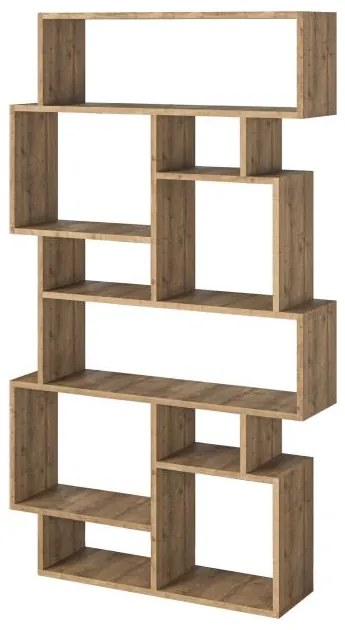 Knižnica Houseland KARMATO dub tmavý