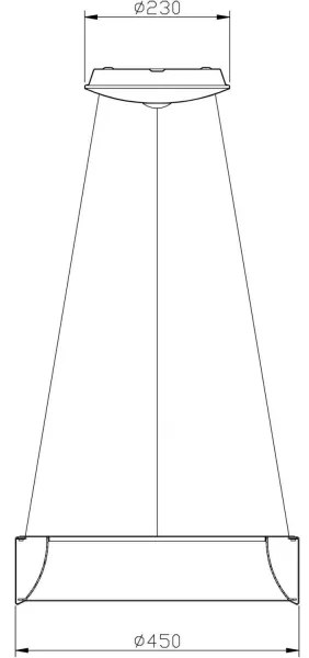 Deko-Light 342122 - LED Stmievateľný luster SCULPTORIS LED/27W/230V 3000K pr. 45cm