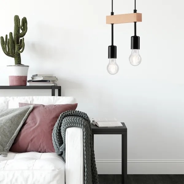 Luster na lanku ORAZIO 2xE27/60W/230V