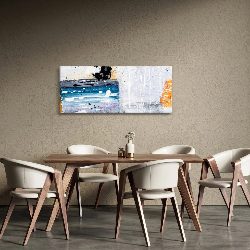 Obraz - Abstraktné ťahy (120x50 cm)