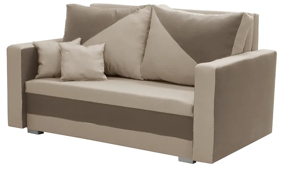 Dvojmiestna rozkladacia pohovka ASTRA1 Béžová/hnedá