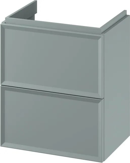 Cersanit S1021-007 - Závesná kúpeľňová skrinka pod umývadlo MILLE SLIM 50x35 cm mintová