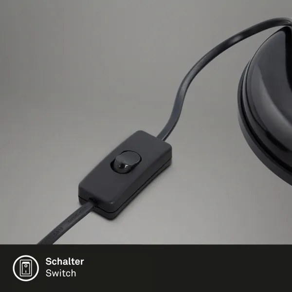 Stolná lampa 1xE14/25W/230V čierna