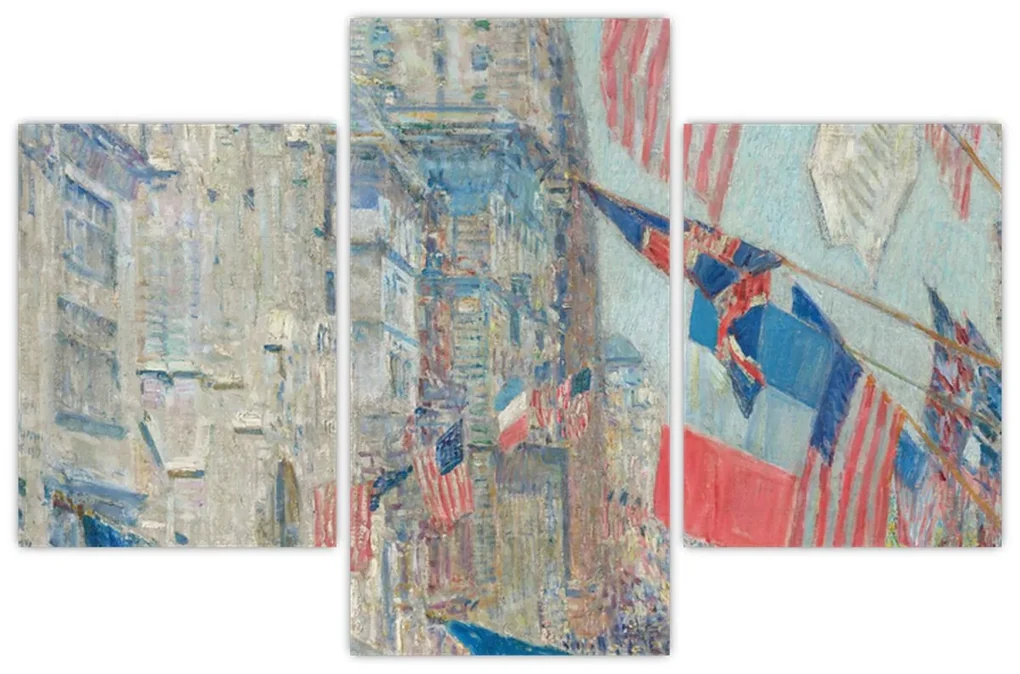 Obraz - Childe Hassam, Allies day, reprodukcia (90x60 cm)
