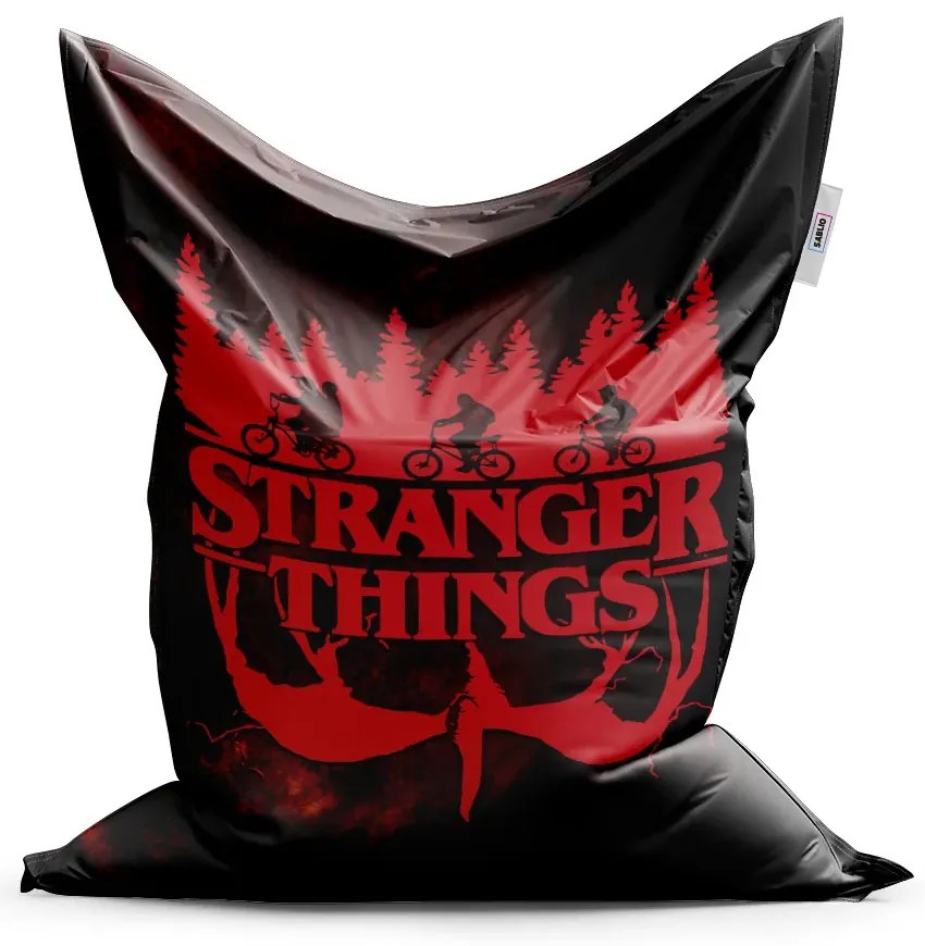 Sablio Sedací vak Classic Stranger Things Red - 200x140 cm