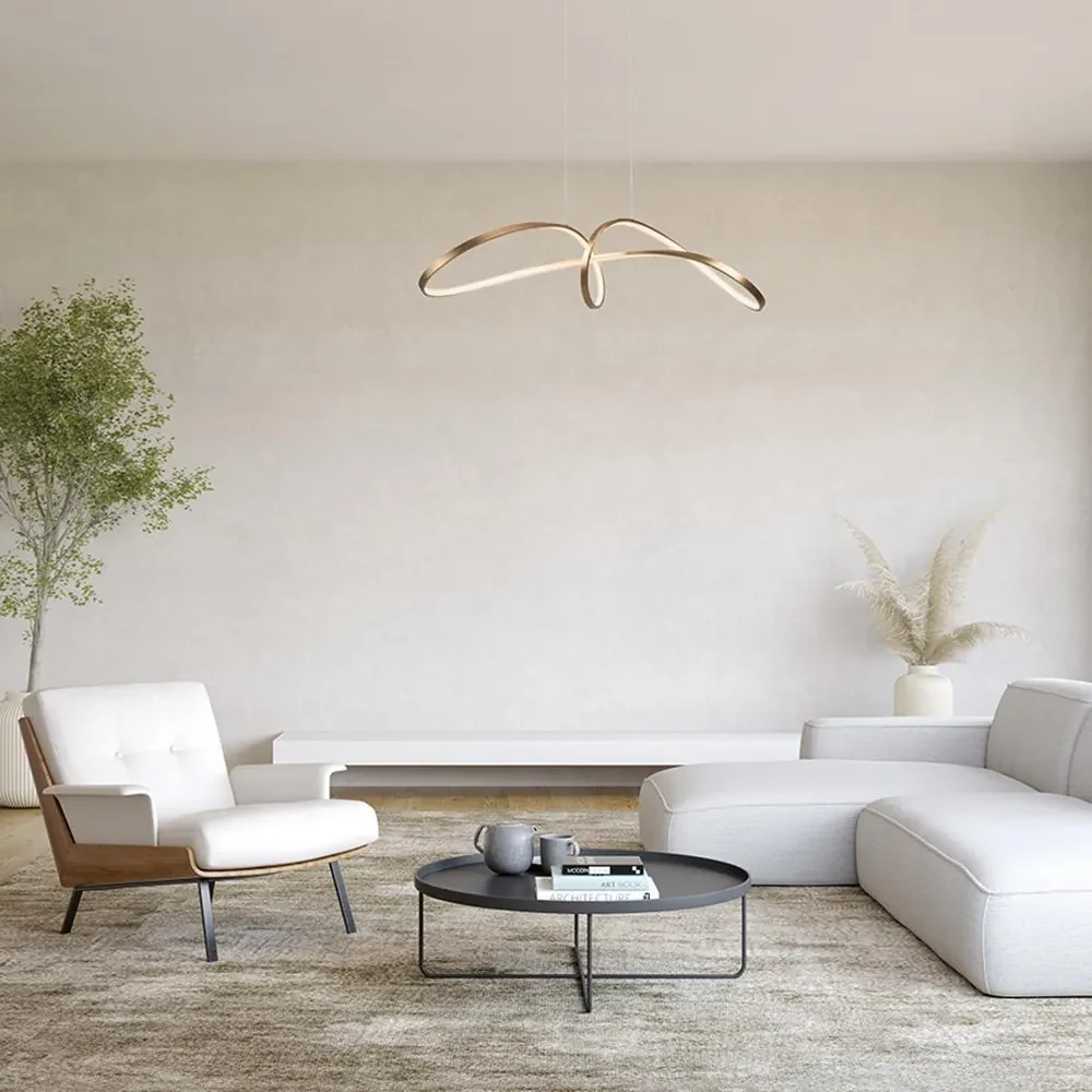 Závesné svietidlo MAYTONI CURVE MOD156PL-L52G4K