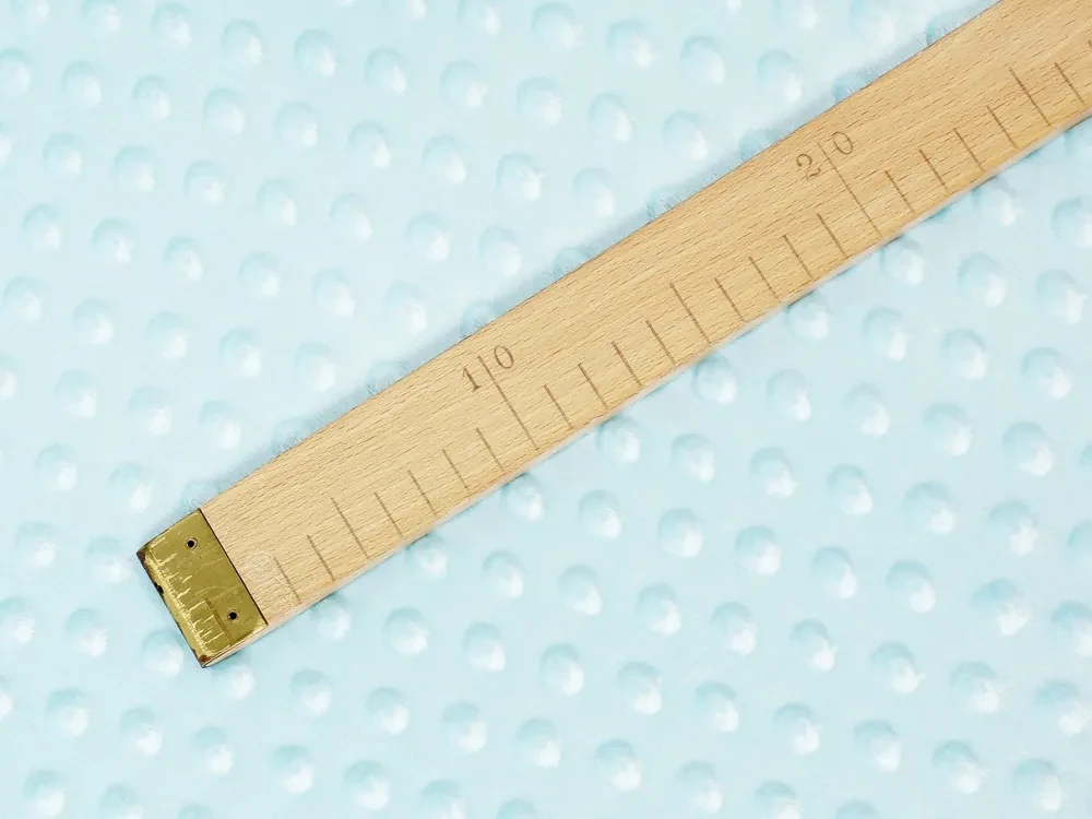 Biante Detská obliečka na vankúš Minky 3D bodky MKP-013 Ľadová modrá 50 x 70 cm